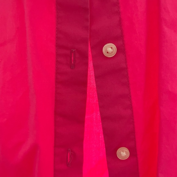 OLD NAVY pink button up - Picture 4 of 4